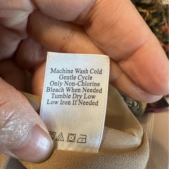 Coldwater Creek multicolored pull on midi skirt size PM - Picture 8 of 9